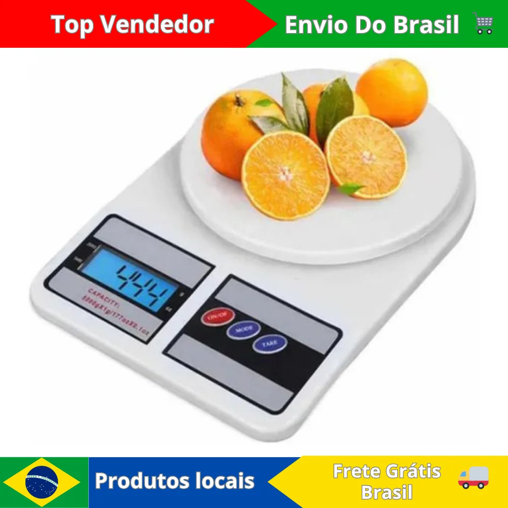 ⚖️ Balança Digital de Cozinha Alta Precisão – 10kg