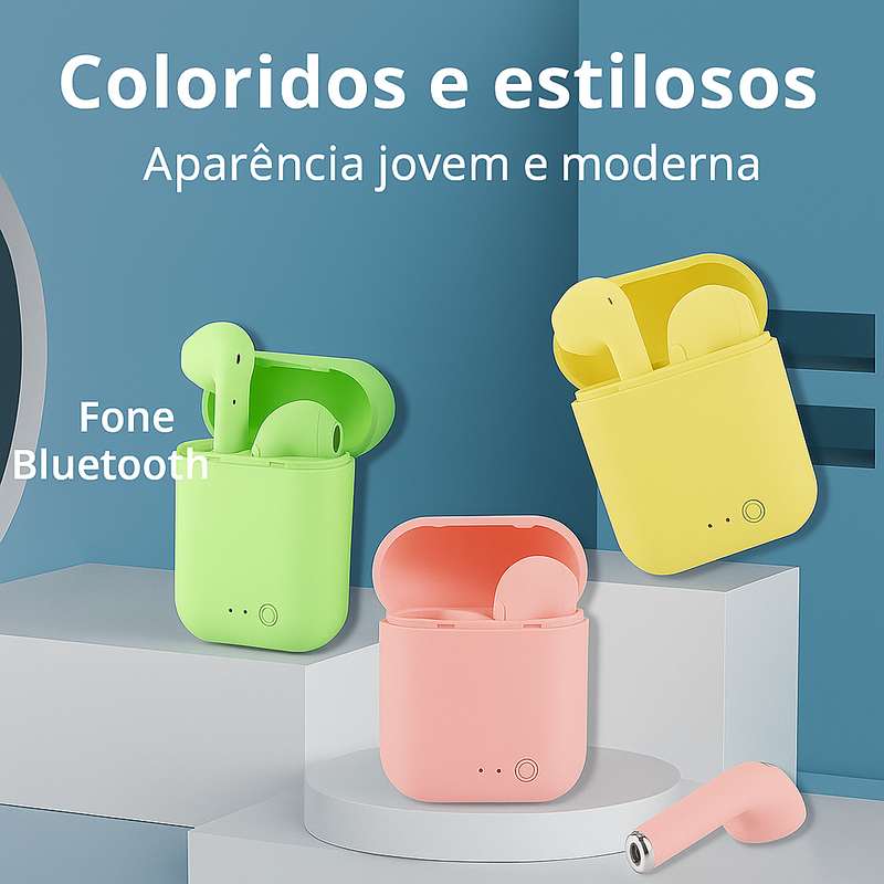 ✨ Fone de Ouvido Wireless Bluetooth - Mini 2 TWS Colors ✨