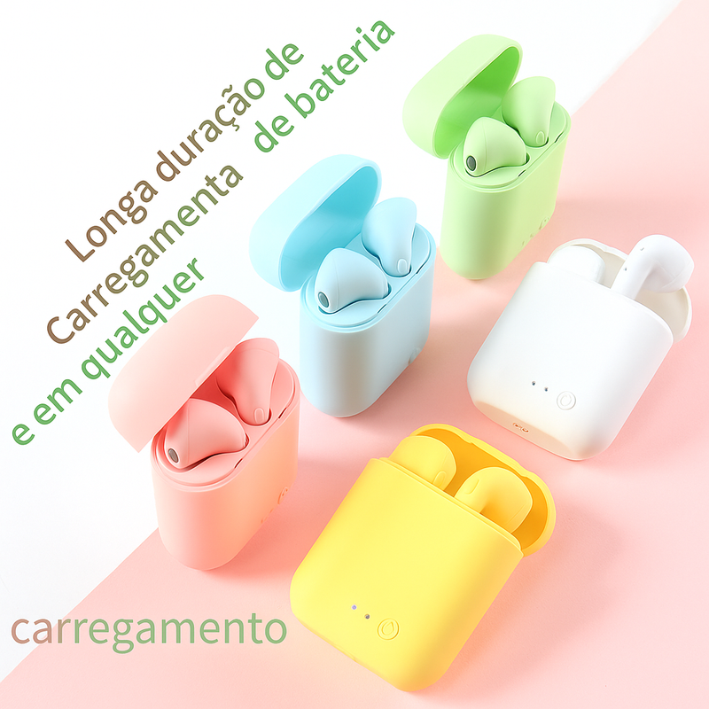 ✨ Fone de Ouvido Wireless Bluetooth - Mini 2 TWS Colors ✨