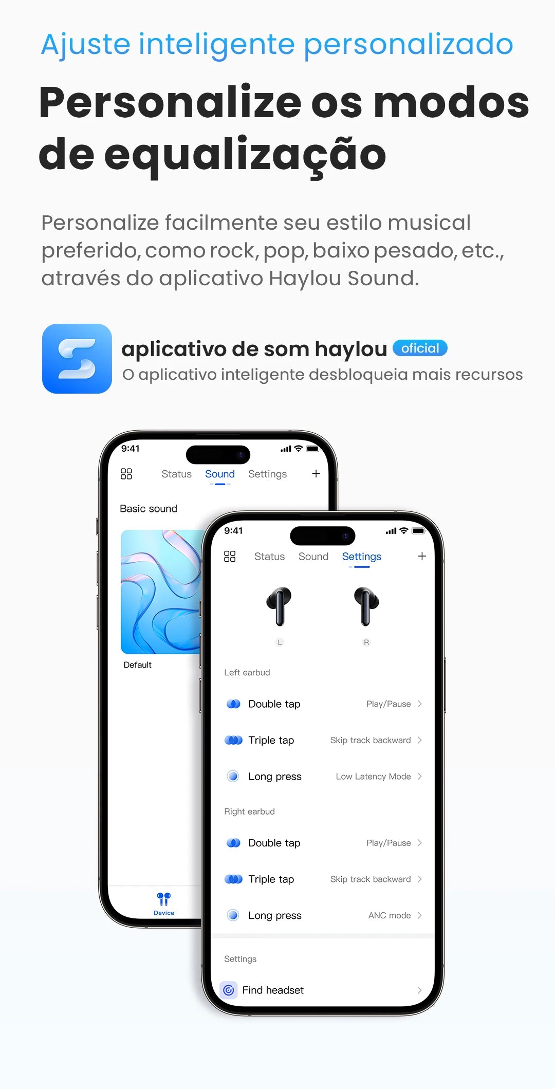 🎧 HAYLOU Mori Pro – Fone Bluetooth 5.4 com Cancelamento de Ruído Ativo -43dB